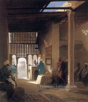  arab tableaux - Intérieur d’un café mauresque orientaliste arabe Charles Théodore Frère